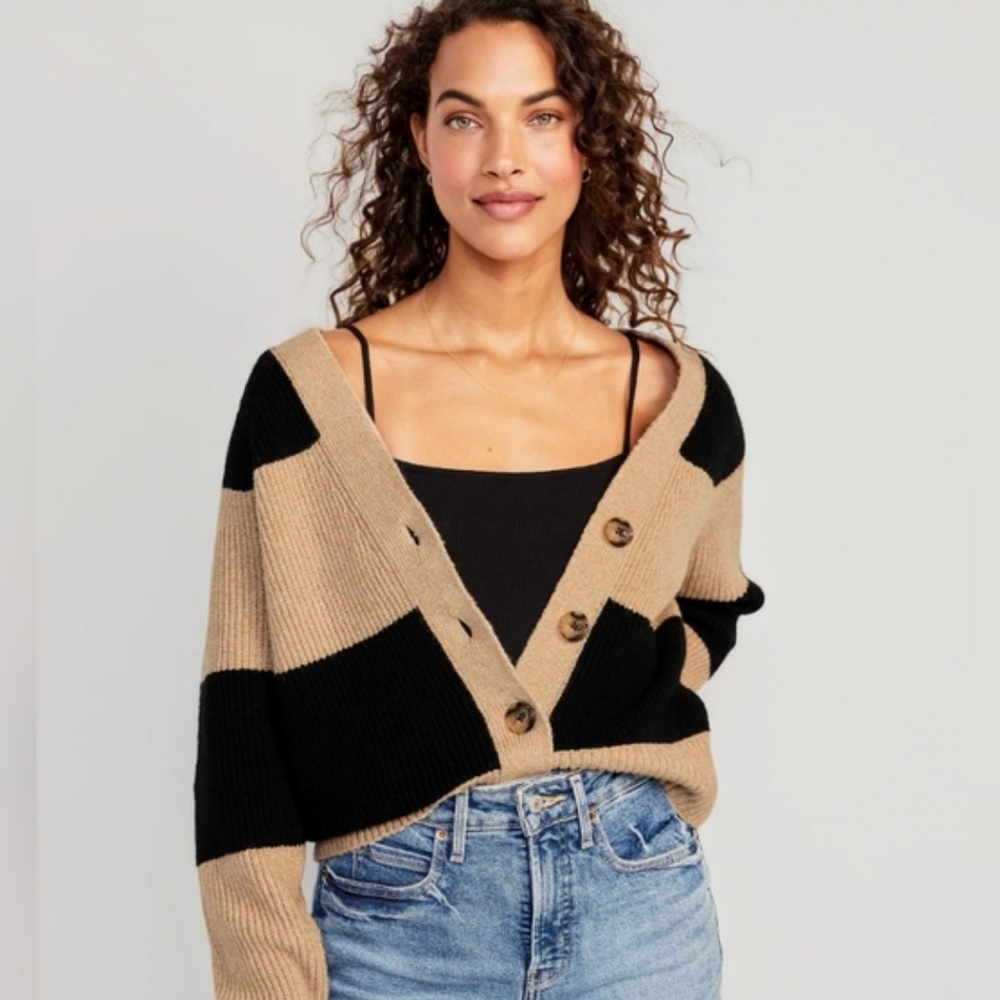 Old Navy Shaker-Stitch Cardigan small